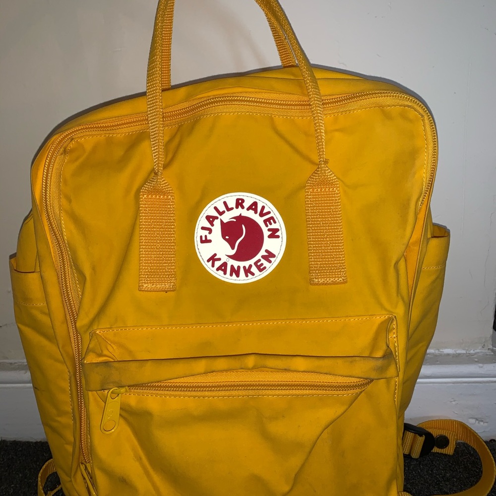 Fjallraven Kanken Yellow Backpack